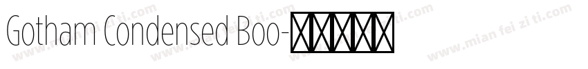 Gotham Condensed Boo字体转换